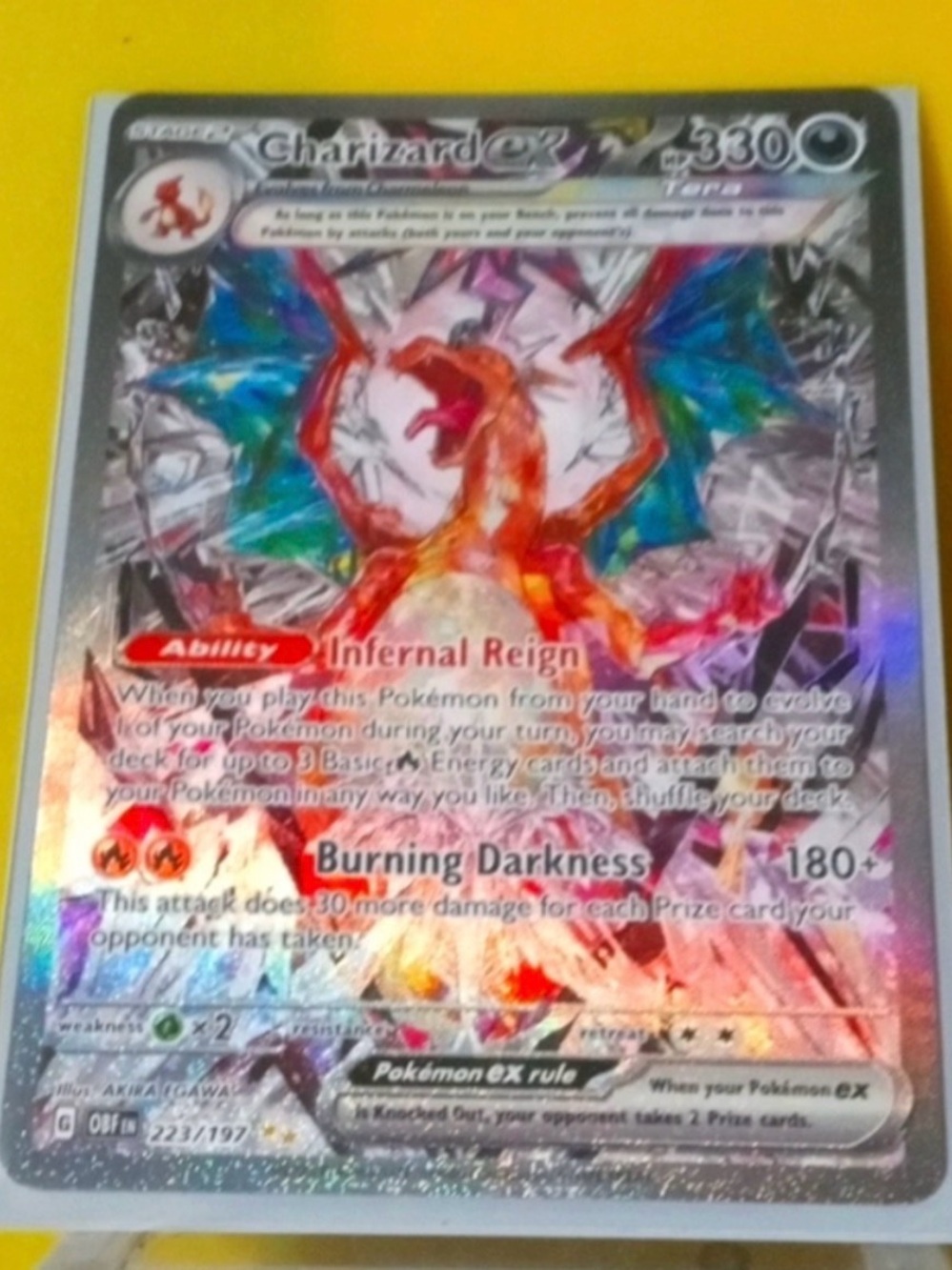 Pokemon Charizard EX Holographic Card